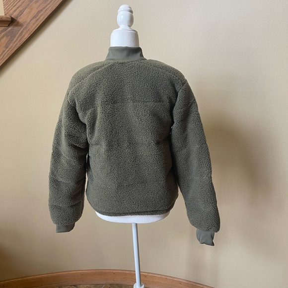 NWT COLUMBIA PUFFECT SHERPA BOMBER JACKET MSRP $190 OLIVE GREEN - Picture 6 of 17
